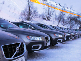 Volvo Testfahrten - Polarkreis 